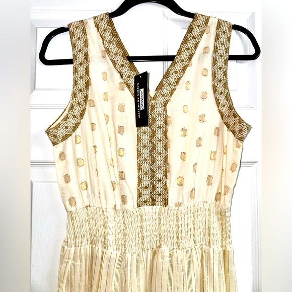 Bohemian Cotton Maxi Dress NWT - Picture 8 of 10